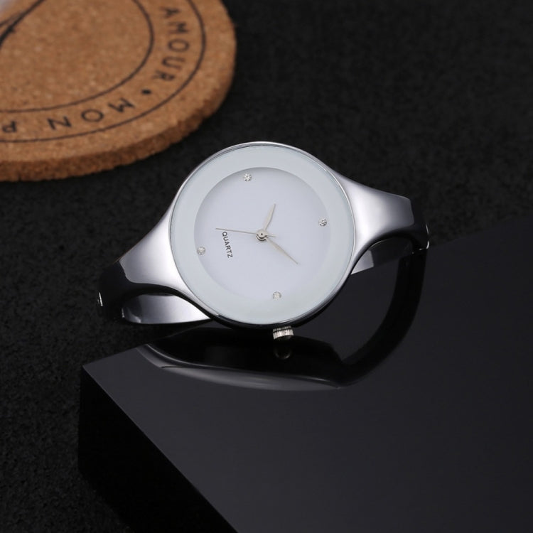 2 PCS Women Simple Style Alloy Thin Strap Quartz Watch