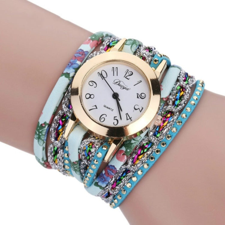 Douya D048 National Style Circle Bracelet Quartz Watch