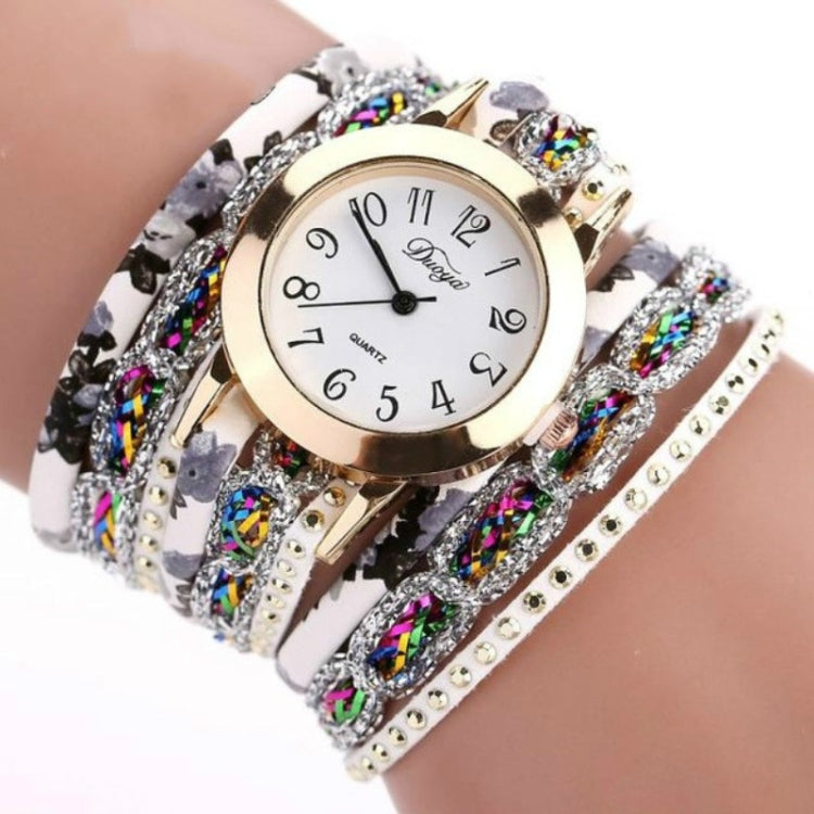 Douya D048 National Style Circle Bracelet Quartz Watch