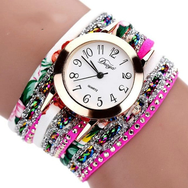 Douya D048 National Style Circle Bracelet Quartz Watch