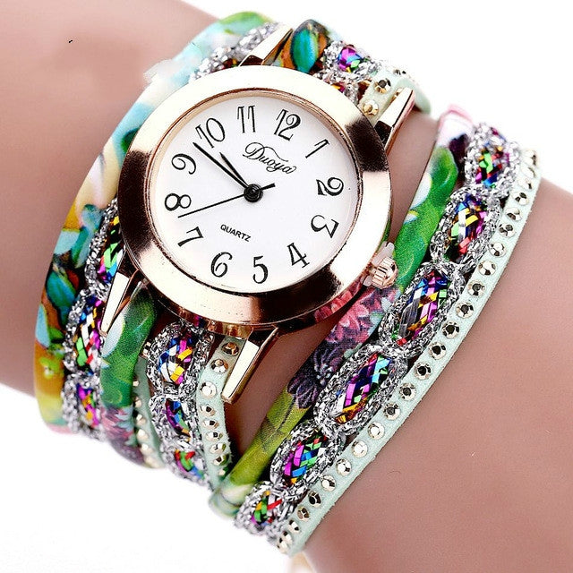 Douya D048 National Style Circle Bracelet Quartz Watch