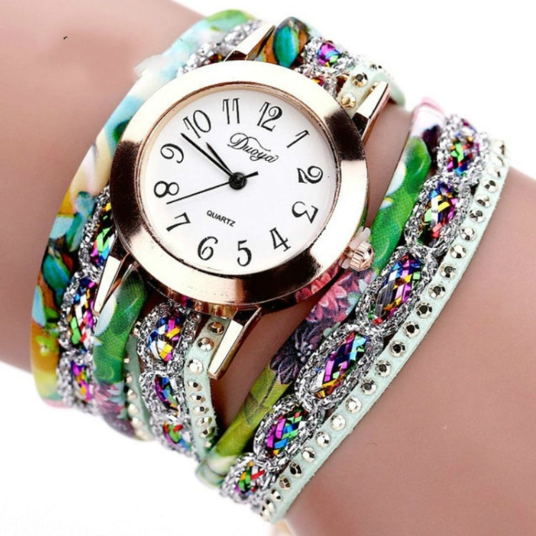 Douya D048 National Style Circle Bracelet Quartz Watch
