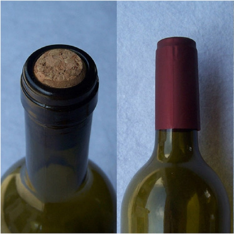 10 PCS Heat Shrinkable Film Wine Cap Rubber Cover for Red Wine Bottle Olive Oil Bottle Tea Oil Bottle, Random Color Delivery