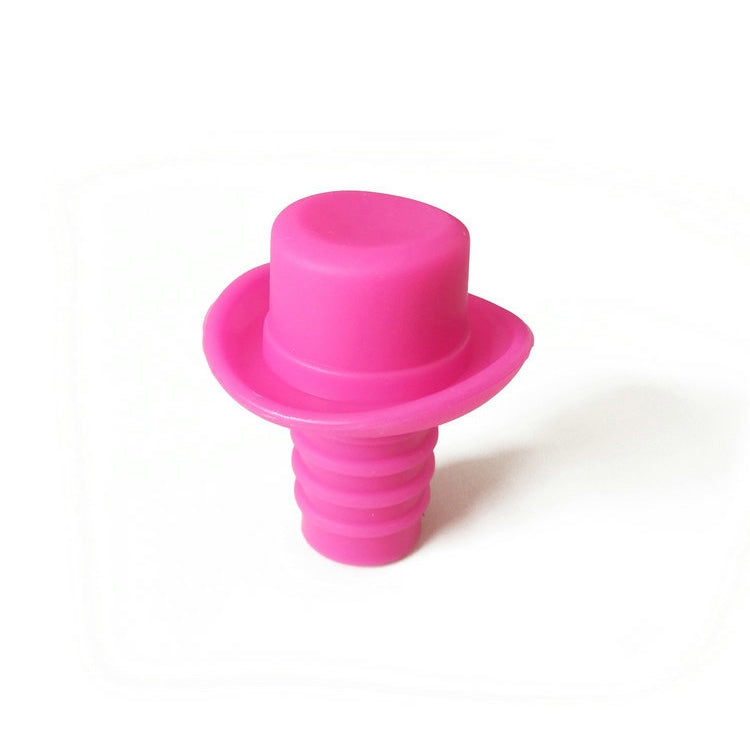 Silica Gel Top Hat Fresh Wine Corks Cruet Red Wine Stopper