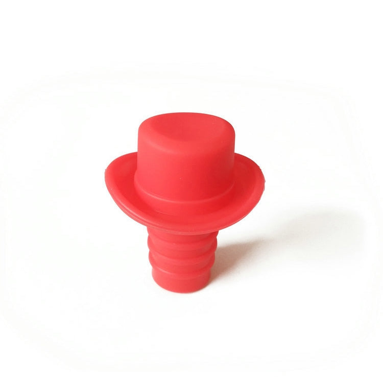 Silica Gel Top Hat Fresh Wine Corks Cruet Red Wine Stopper