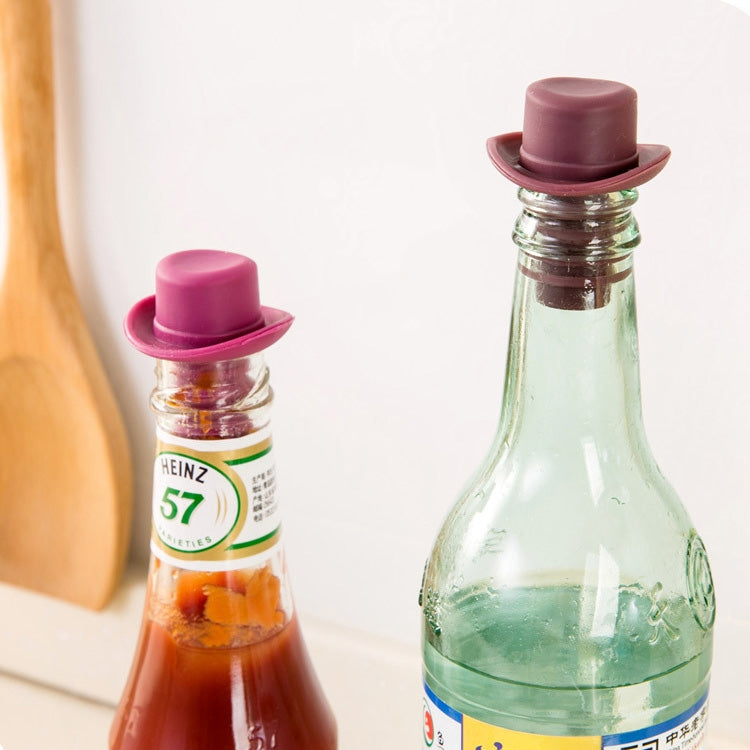 Silica Gel Top Hat Fresh Wine Corks Cruet Red Wine Stopper