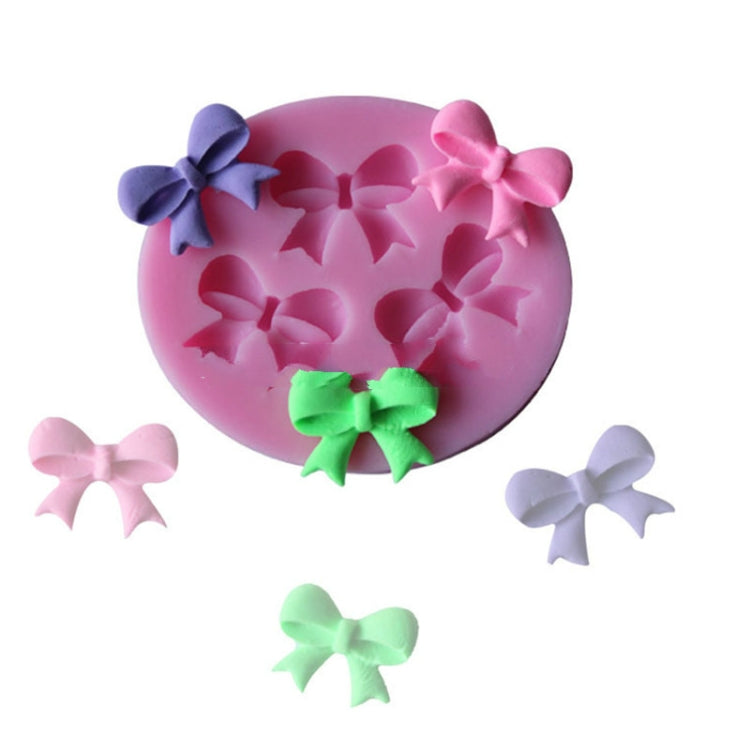 Bow Fondant Cake Dry Pace Mould Liquid Silicone Realistic Chocolate Stereo Mould