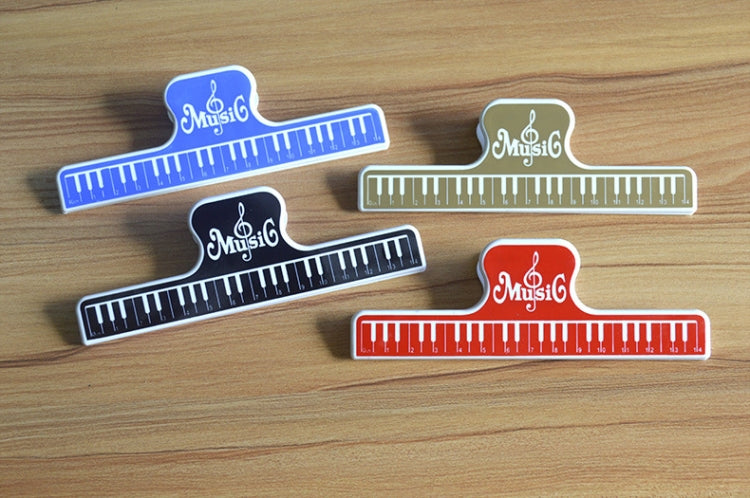 5 PCS / Pack Colorful Plastic Sheet Music Clip, Size:15.5x2x4.8cm
