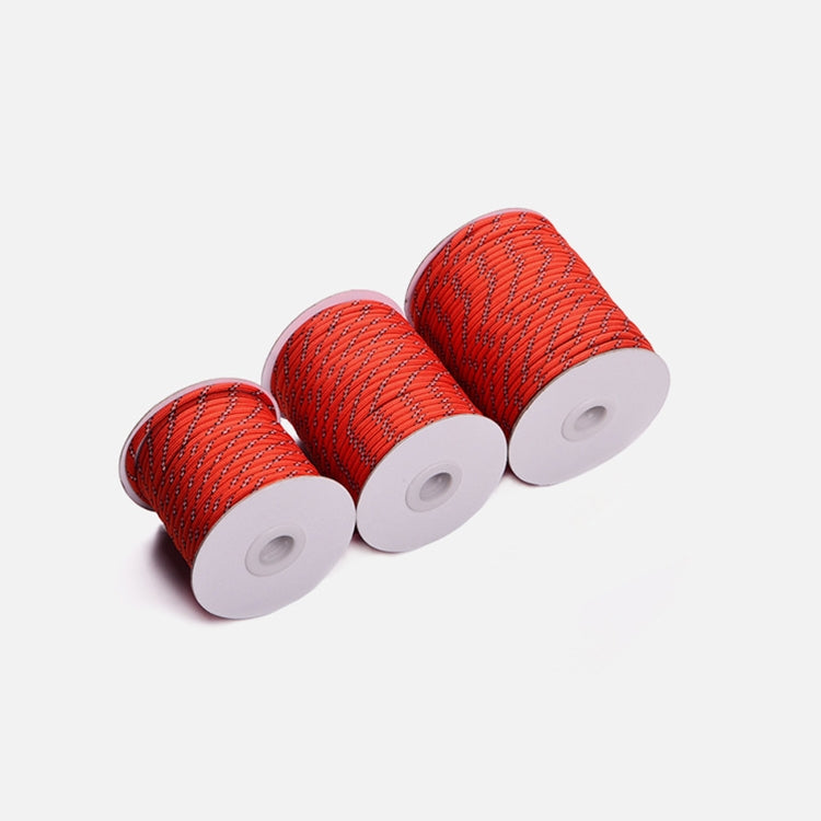 4MM Diameter Reflective String Windproof Tent Rope Guy Line For Camping  Rope, Color:20meters