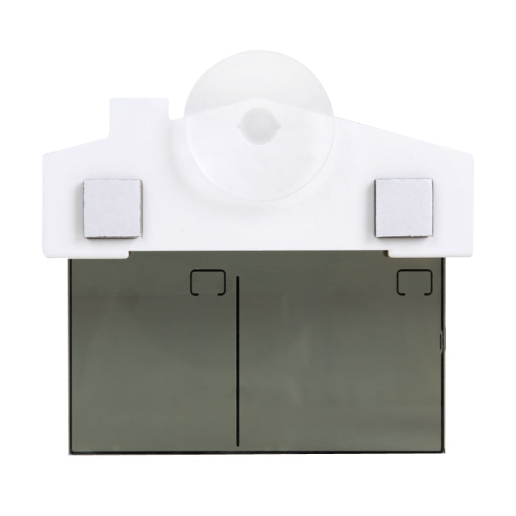 Digital Weather Station Suction Cup Indoor Outdoor Thermometer Large LCD Window Thermometer Hydrometer