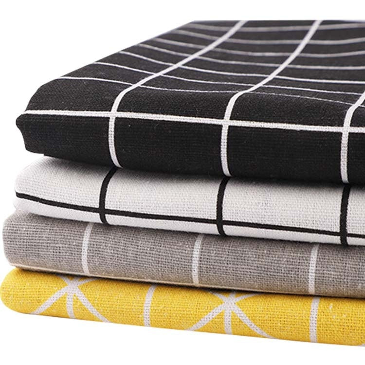 Square Checkered Tablecloth Furniture Table Dust-proof Decoration Cloth, Size:90x140cm