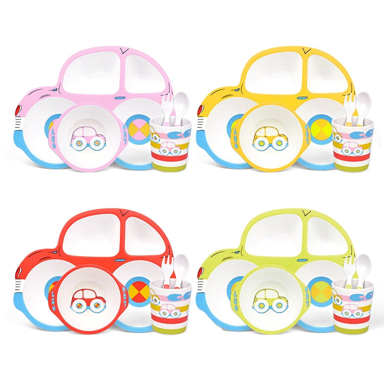 Bamboo Fiber Cartoon Dinner Plate For Children