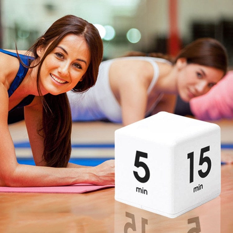 LED Rubiks Cube Time Manager Kitchen Timer, Style:1-3-5-10