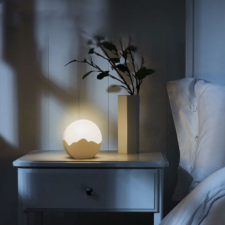 LED Night Light Touch Dimming Bedside Lamp Cabinet Moon Light(Random Color)