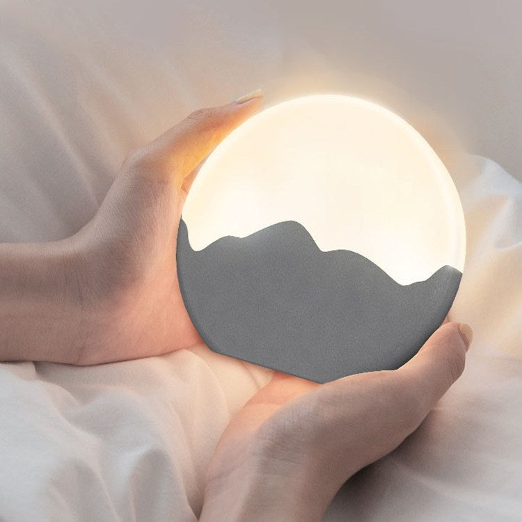 LED Night Light Touch Dimming Bedside Lamp Cabinet Moon Light(Random Color)