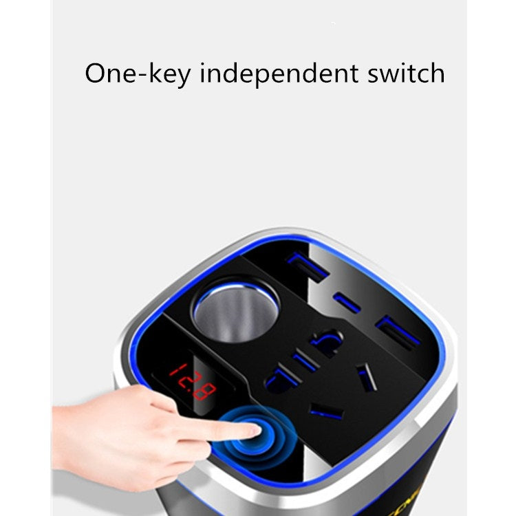 ACCNIC 7512 Car High-power Inverter QC3.0 Car Power Converter USB Interface 12V/24V To 220V