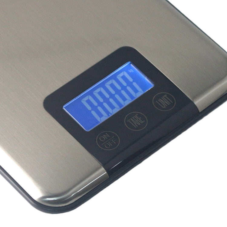 5kg x 1g Stainless Steel High Precision Kitchen Touch Electronic Scale, Load Bearing:5kg