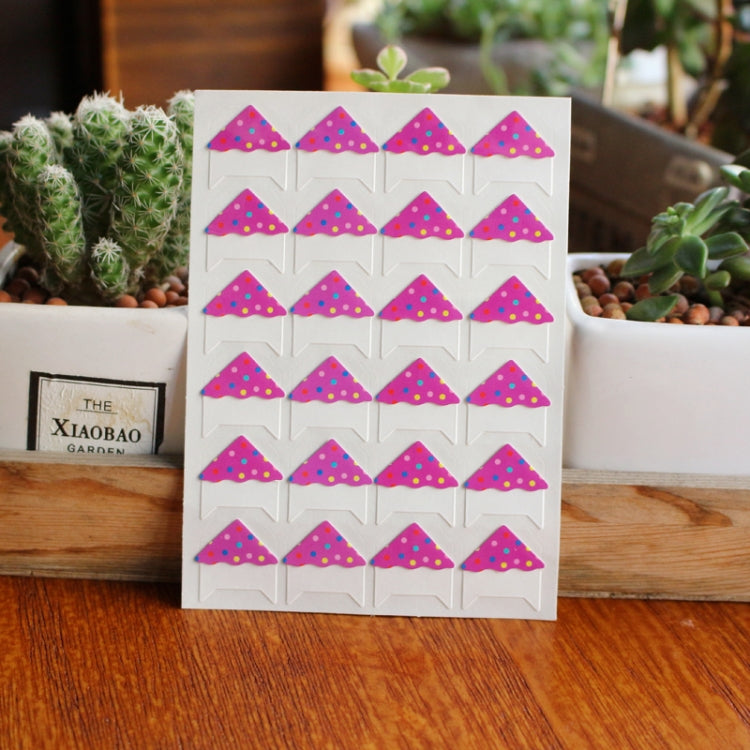 2 PCS Cartoon Dot Corner Sticker Hand Paste Album Photo Sticker