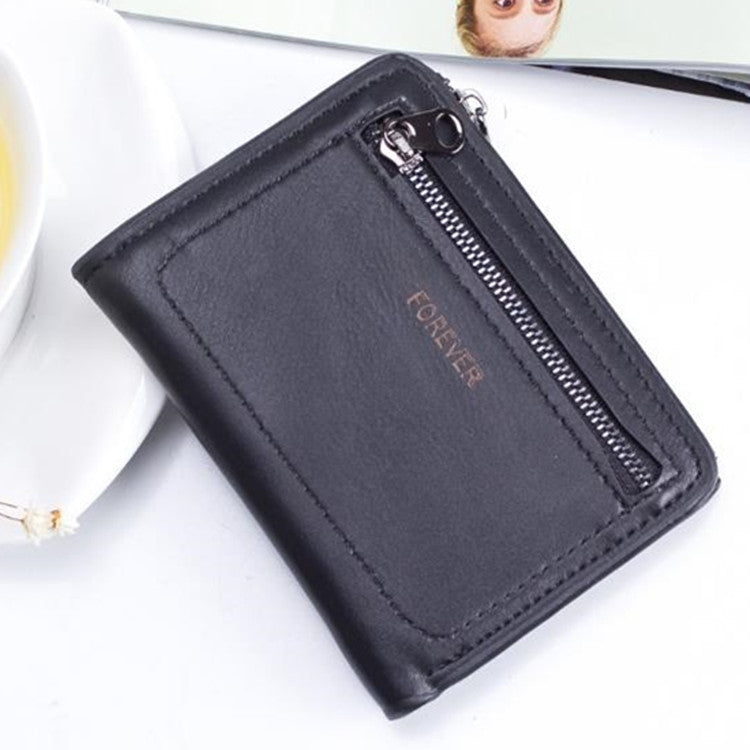 Simple Sewing Thread Fashion Letter Short Wallet