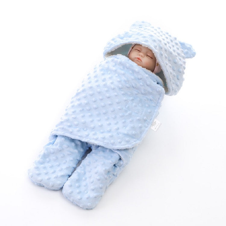 Winter Wrm Knit Solid Color Baby Bag Bedding Accessories, Size:L(78X86cm)