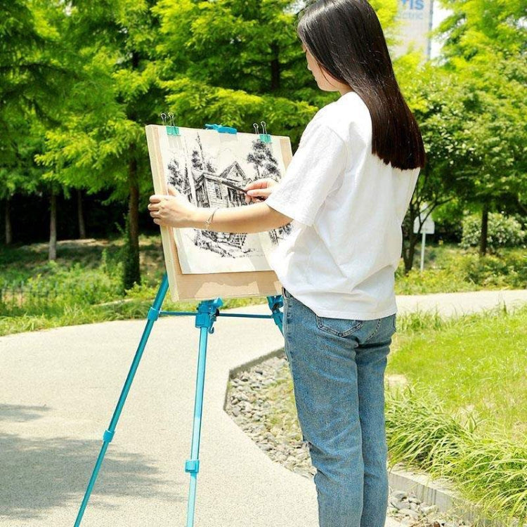 Adjustable Colored Metal Sketch Display Aluminium Alloy Folding Easel