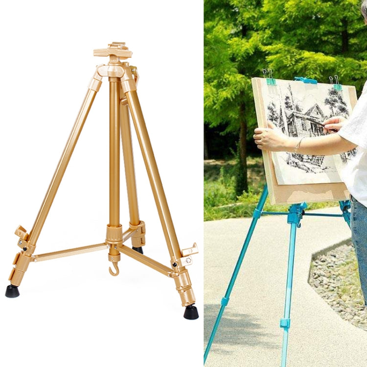 Adjustable Colored Metal Sketch Display Aluminium Alloy Folding Easel