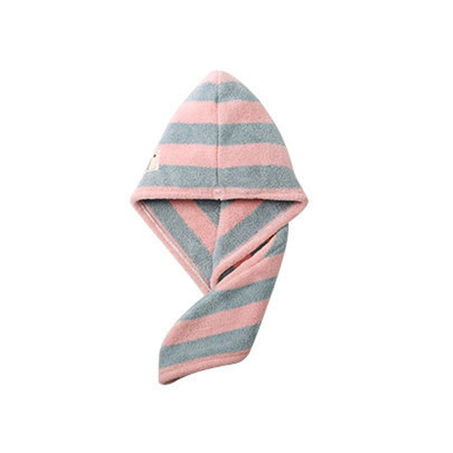Women Towels Bathroom Microfiber Towel Hair Towel Bath Towels Dry Hair Cap