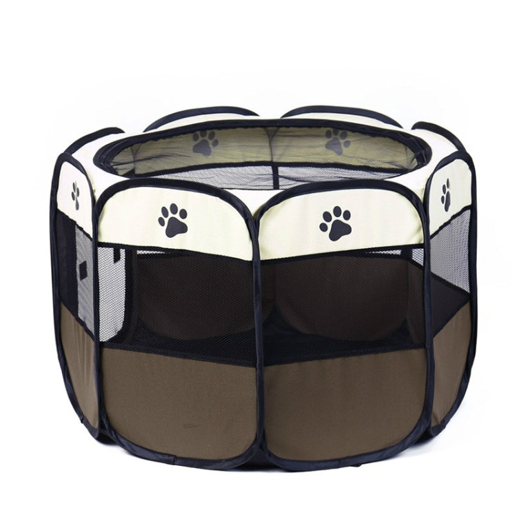 Portable Folding Washable Octagonal Fence Oxford Cloth Waterproof Scratch-resistant Dog Tent, Size:M