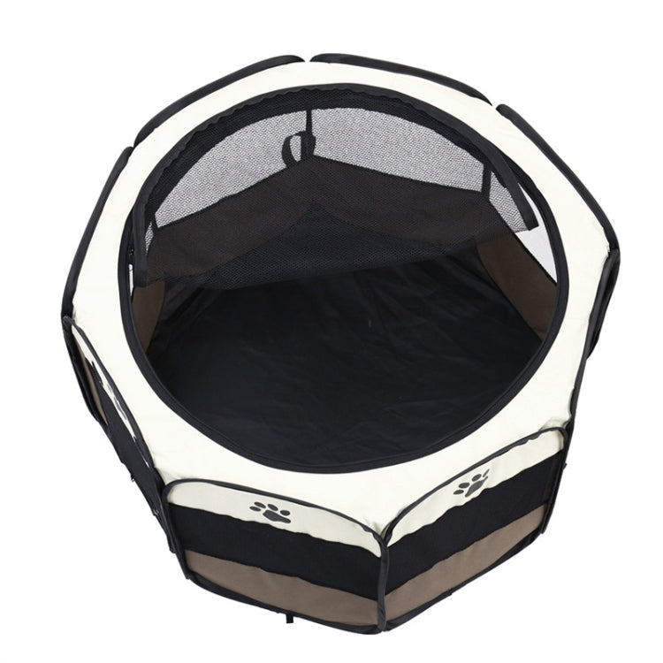 Portable Folding Washable Octagonal Fence Oxford Cloth Waterproof Scratch-resistant Dog Tent, Size:M