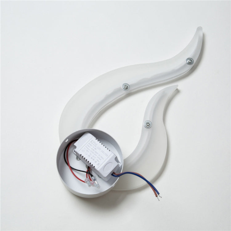 10W Modern Minimalist Acrylic Flame Wall Lamp Living Room Balcony Staircase Corridor Aisle Bedroom Bedside Light