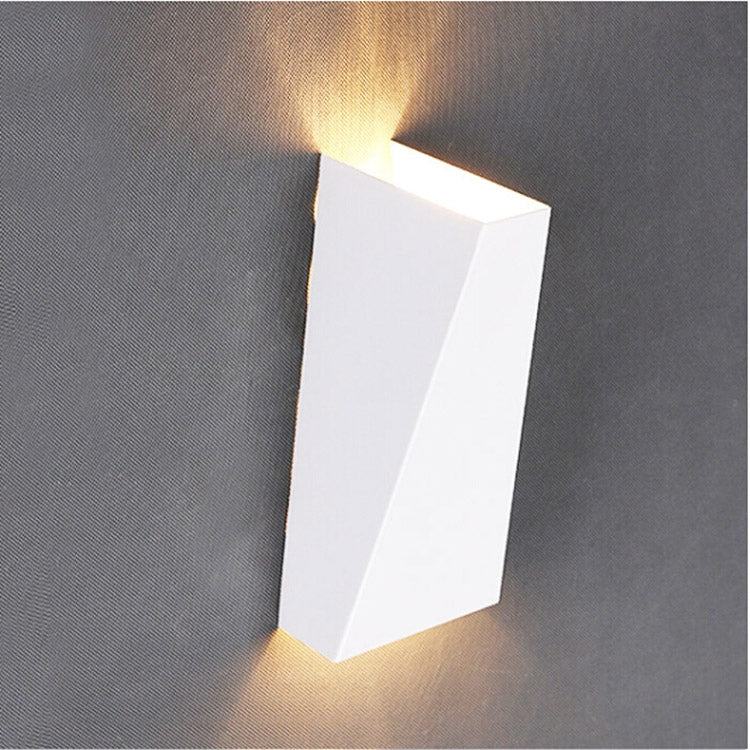 10W Iron Aluminum Bedsides Reading Light Up and Down Bathroom Corridor Decoration Lamp, Color Temperature:Natural light
