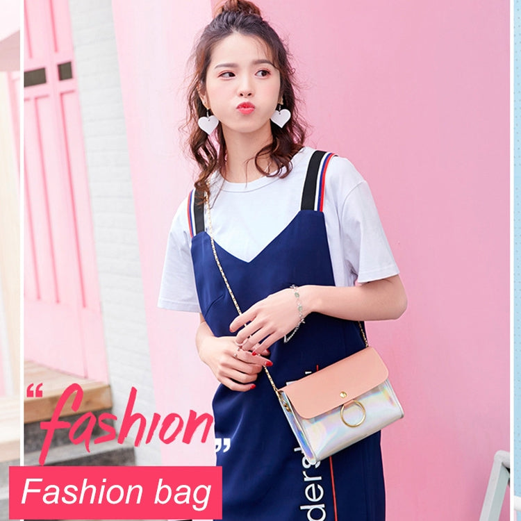 Laser Crossbody Bag For Women Chain Mini Shoulder Bag Circle Small Messenger Bag Womens Handbags Purses Evening Clutch Bags