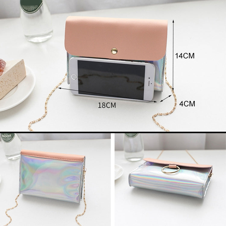 Laser Crossbody Bag For Women Chain Mini Shoulder Bag Circle Small Messenger Bag Womens Handbags Purses Evening Clutch Bags