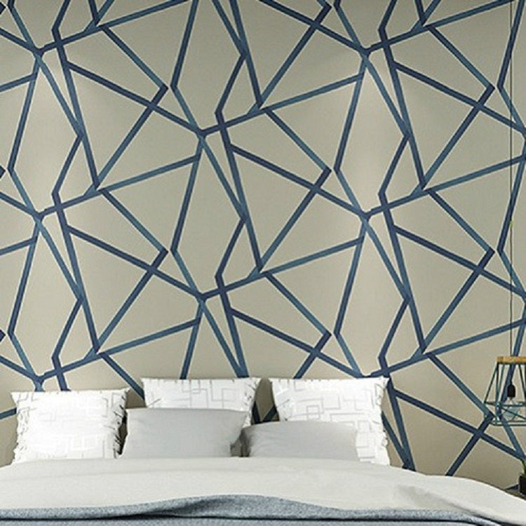 Modern Minimalist Geometric Pattern Non-woven Wallpaper Bedroom Living Room Wallpaper