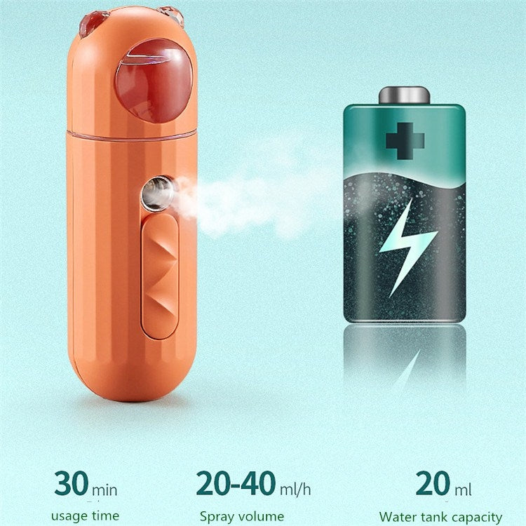 Mini Portable Moisturizer Facial Humidifier Disinfection Bottle Automatic Alcohol Sprayer