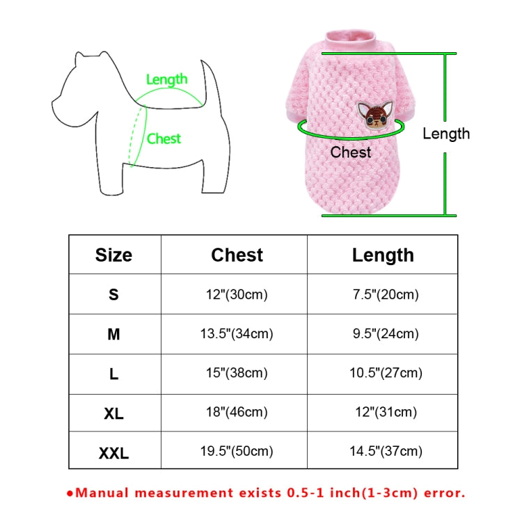 Winter Warm Pet Cat Clothes Small Dogs Cats Coat Pets Clothing, Size:XXL