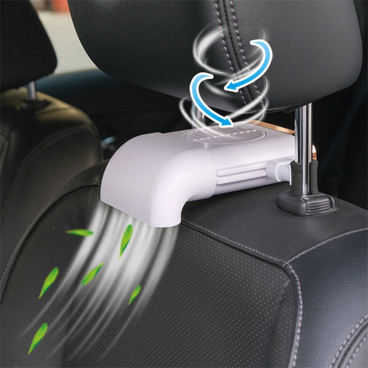 2 PCS F405 Car Seat Back USB Cooling Fan