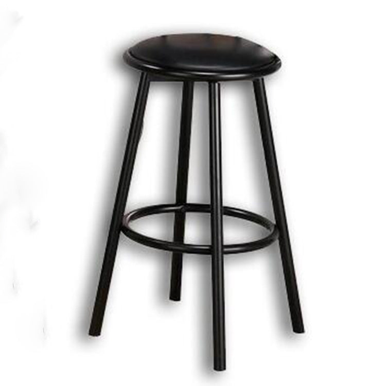 Modern Rotating Chair Steel High Counter Bar Furniture, Color:No Backrest
