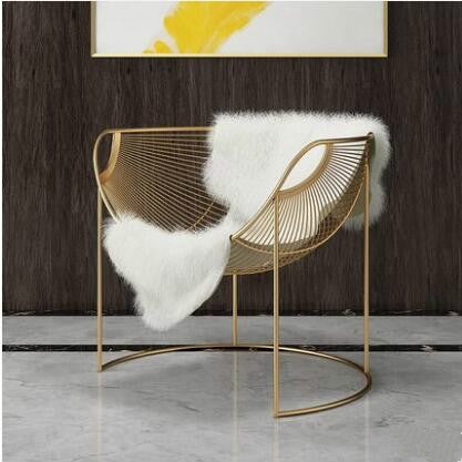 Nordic Modern Minimalist Fashion Iron Home Creative Office Chair