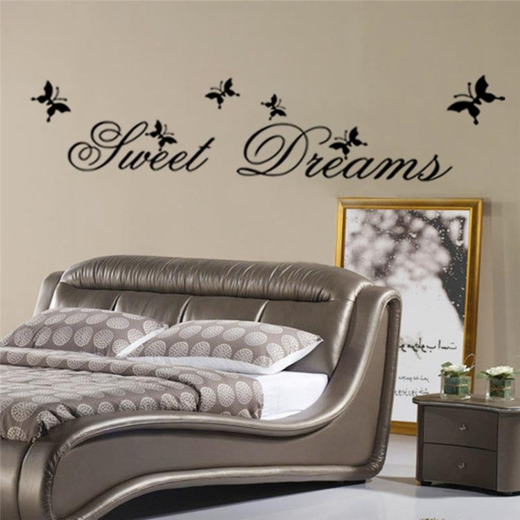 2 PCS Sweet Dreams Wall Stickers Bedroom DIY Home Decoration