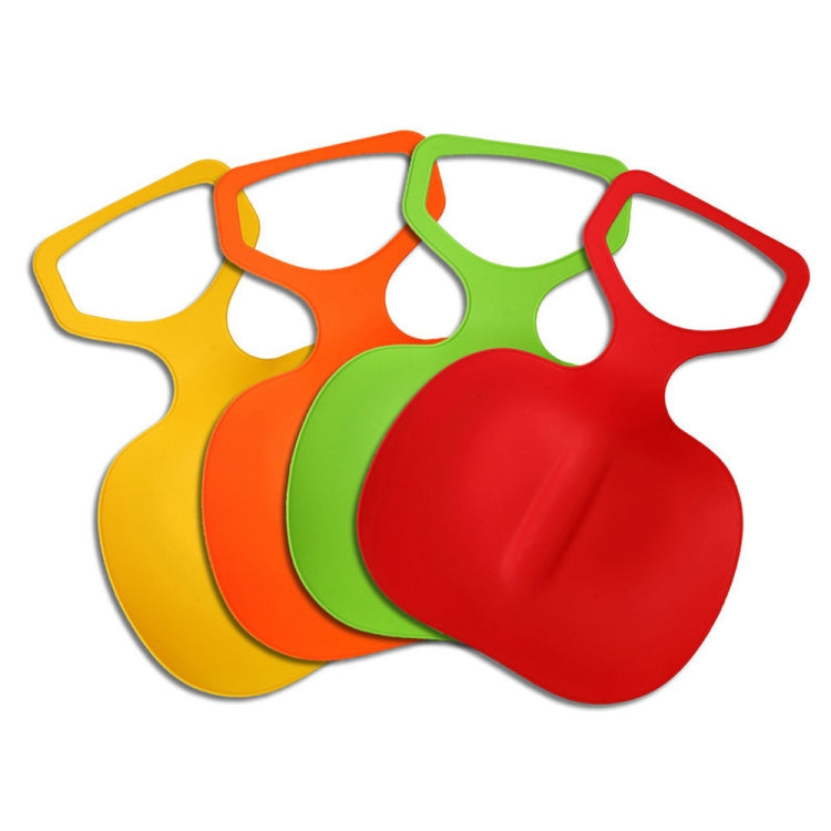 Thickened Plastic Snowboard Kids Sledge Winter Toboggan Outdoor Sport Skiing Board Toys, Random Color Delivery