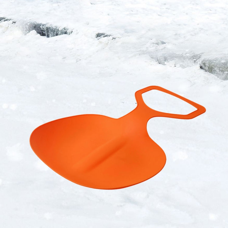 Thickened Plastic Snowboard Kids Sledge Winter Toboggan Outdoor Sport Skiing Board Toys, Random Color Delivery