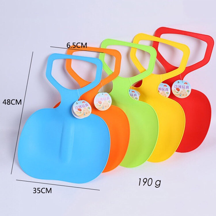 Thickened Plastic Snowboard Kids Sledge Winter Toboggan Outdoor Sport Skiing Board Toys, Random Color Delivery