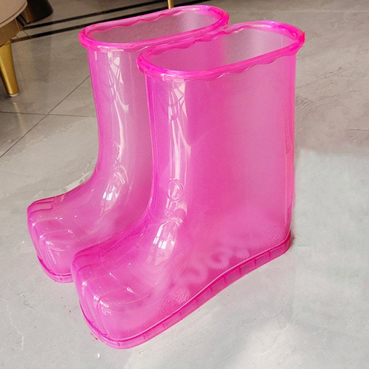 Magnet Portable Household Plastic High Tube Bubble Foot Shoes Bubble Bucket, Size:Height 28CM 45 Yards