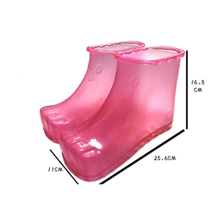 Non-Magnetic Portable Household Plastic High Tube Bubble Foot Shoes Bubble Bucket, Size:Height 16.5CM 42 Yards