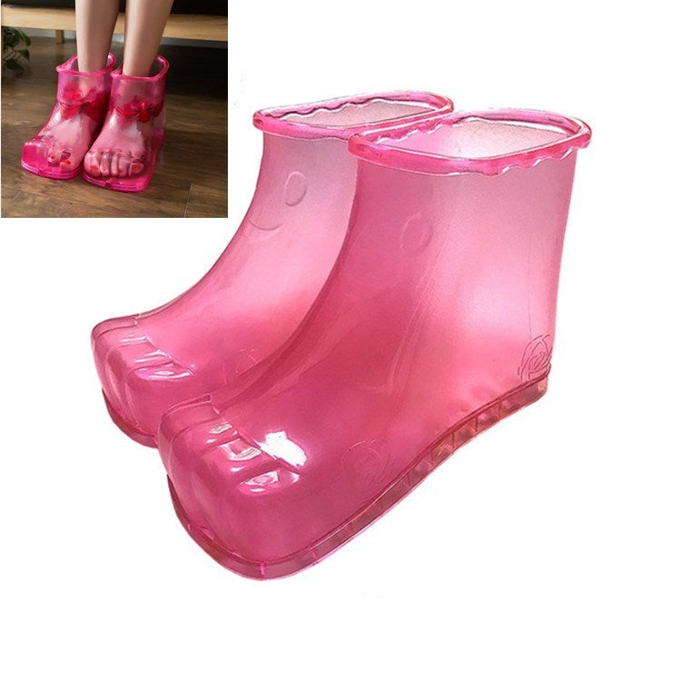 Non-Magnetic Portable Household Plastic High Tube Bubble Foot Shoes Bubble Bucket, Size:Height 16.5CM 42 Yards