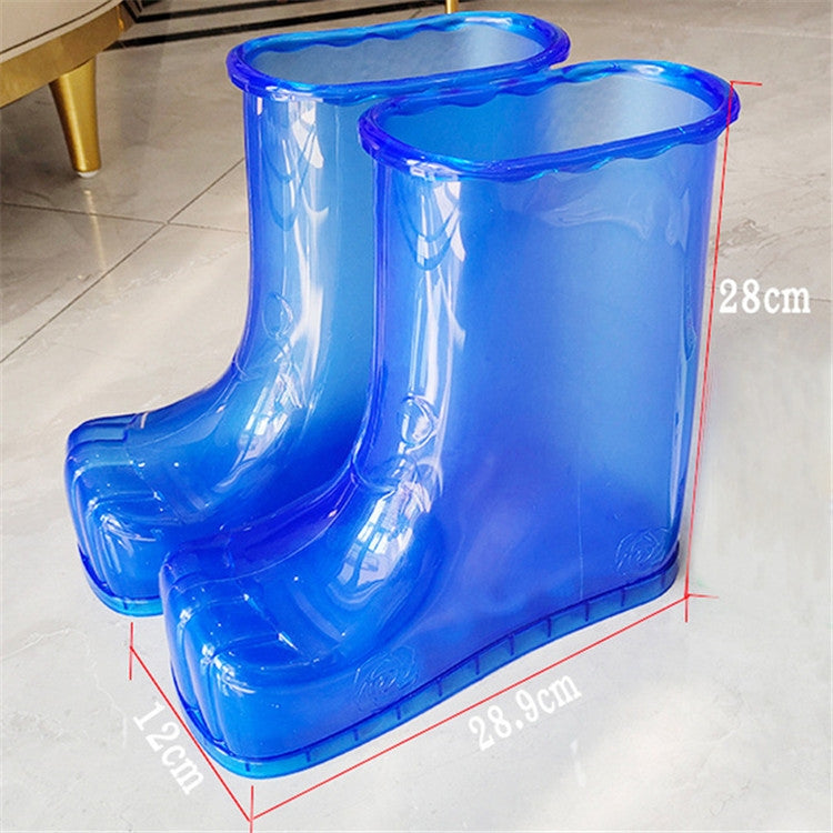 Non-Magnetic Portable Household Plastic High Tube Bubble Foot Shoes Bubble Bucket, Size:Height 28CM 45 Yards