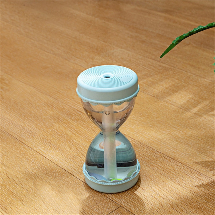 Hourglass Style Colorful Light Air Humidifier USB Car Home Automatic Alcohol Disinfection Spray Air Purifier