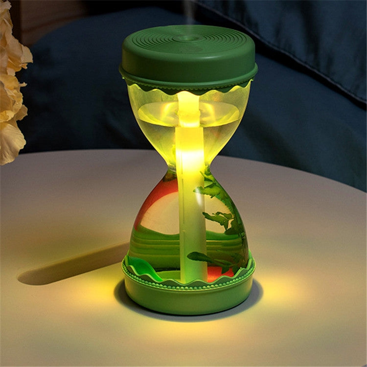 Hourglass Style Colorful Light Air Humidifier USB Car Home Automatic Alcohol Disinfection Spray Air Purifier