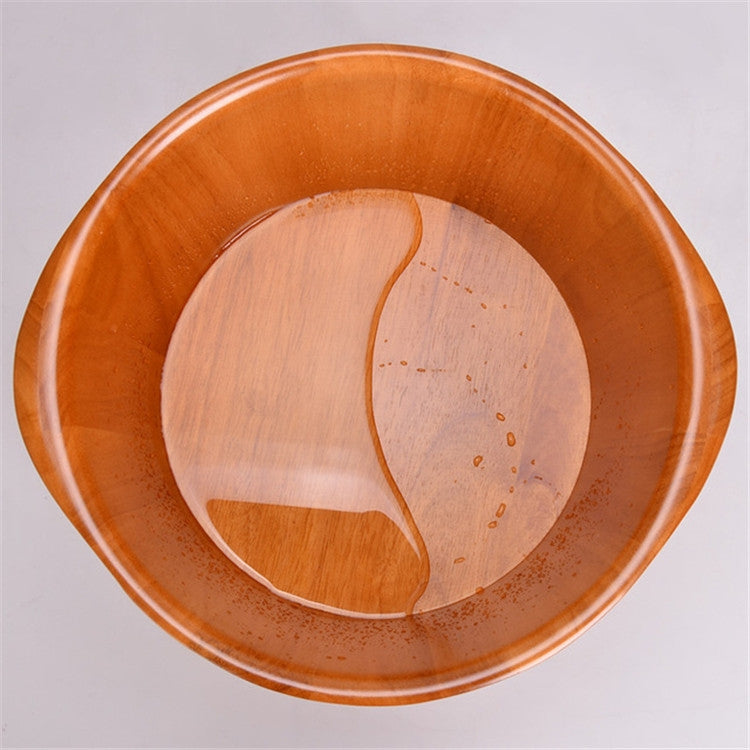 MUFENG 25cm High Uncovered Oak  Footbath Barrel
